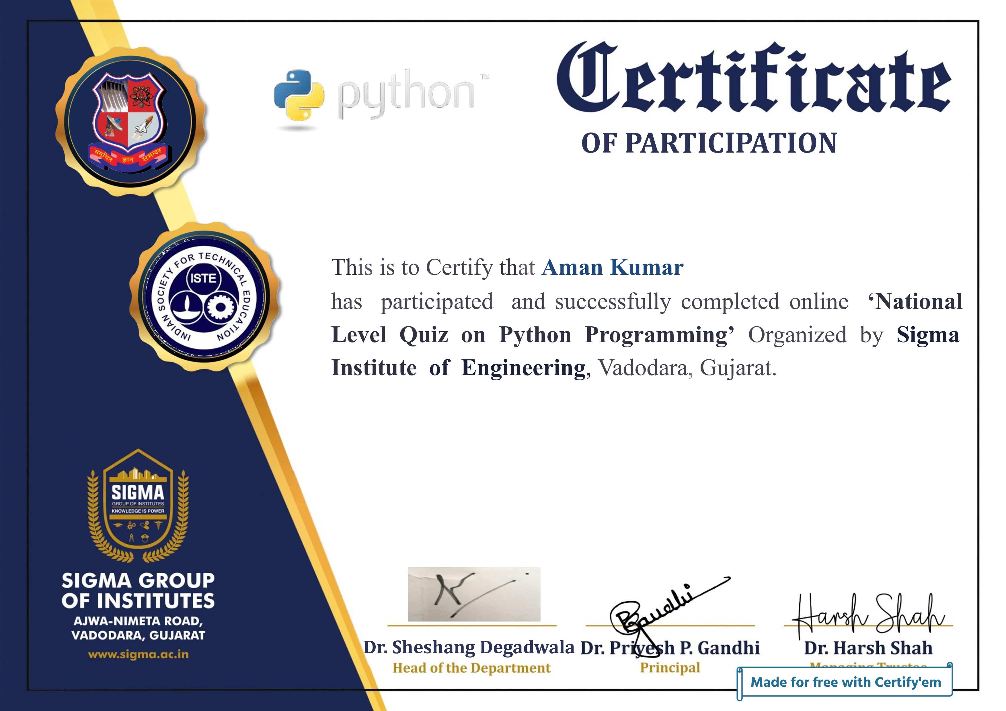 Web Accessibility Certificate